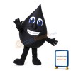 Slick Cartoon Oil Drop Mascot Adult Costume