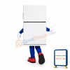 Adult Size White Refrigerator Cartoon Mascot Costume