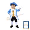 High School Patriot Mascot Costume