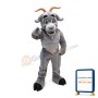 University Power Gray Goat Mascot Costume