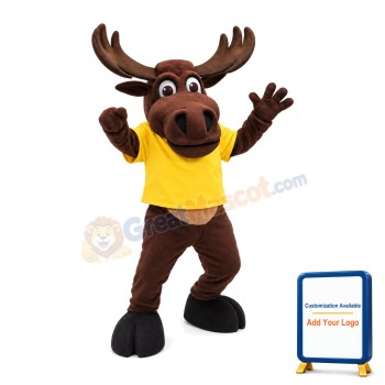 University Moose Mascot Costume