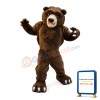Fierce Power Grizzly Bear Mascot Costume