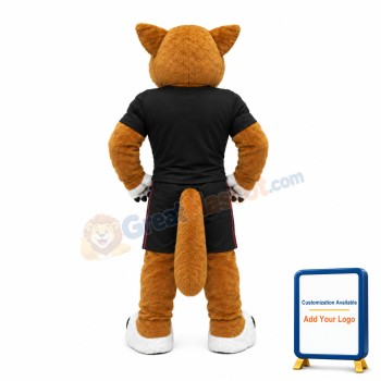 College Power Cougar Mascot Costume