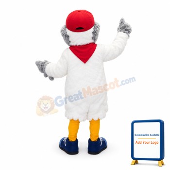 Adult Cartoon Hawk Mascot Costume