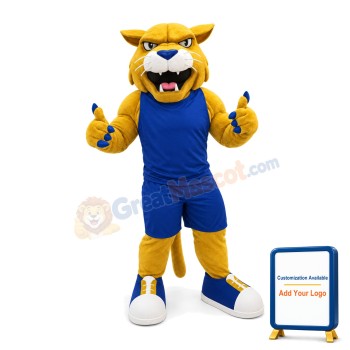 University Power Wildcat Mascot Costume