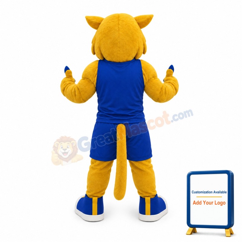 University Power Wildcat Mascot Costume