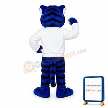 University Blue Tiger Mascot Costume