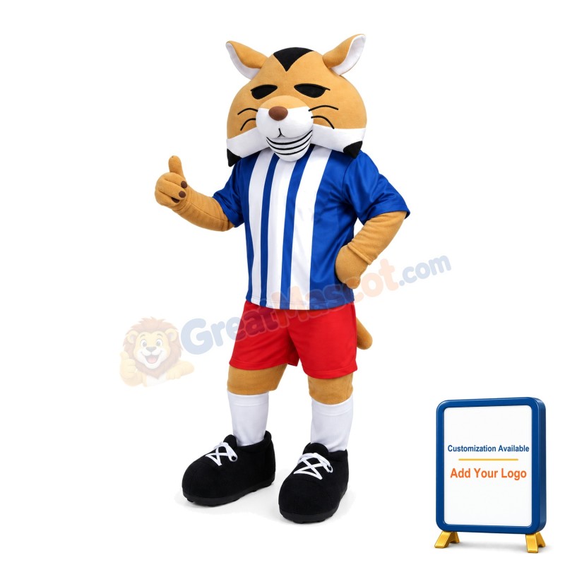 Soccer Fox Mascot Costume