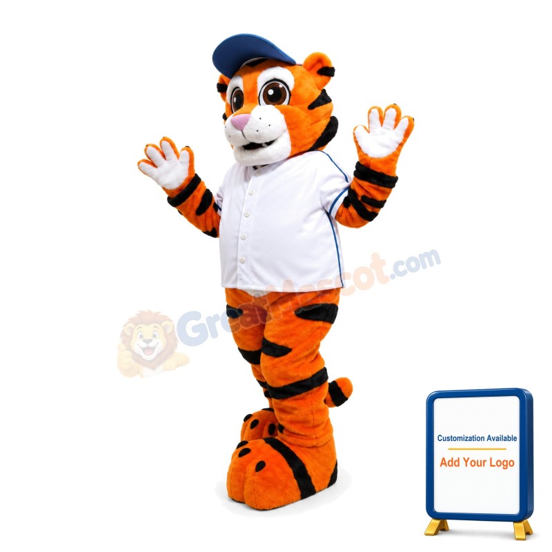 Baseball Tiger Baby Mascot Costume 