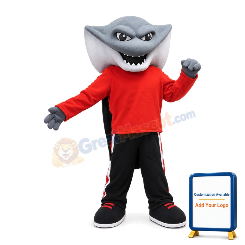 High School Football Stingray Mascot Costume