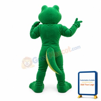 Power Green Gator Mascot Costume