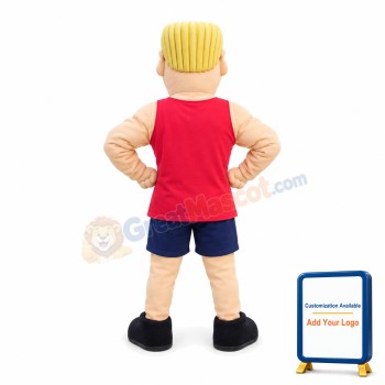 Smiling Surfer Mascot Costume