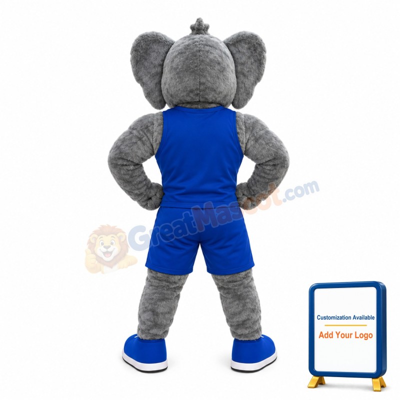 University Fierce Power Mastodon Mascot Costume