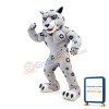 Power Gray Jaguar Mascot Costume