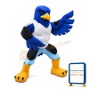 Power Blue Falcon High School Mascot Costume