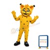 Friendly Yellow Lynx Mascot Adult Costume