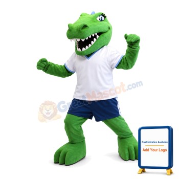 University Green Gator Mascot Costume