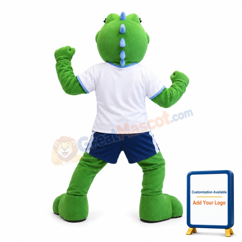 University Green Gator Mascot Costume