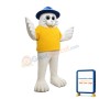 White Seal Sports School Mascot Adult Costume