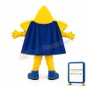 Lightweight Cartoon Yellow Star Mascot Adult Costume