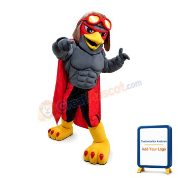 American Football Captain Falcon Mascot Costume