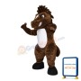 Fierce Brown Mustang Horse Mascot Adult Costume