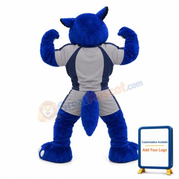 Power West Wolf Public School Mascot Adult Costume