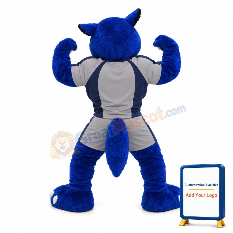 Power West Wolf Public School Mascot Adult Costume