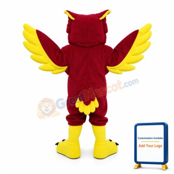 Red Owl Mascot Adult Costume