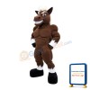 Power Brown Mustang Animal Mascot Costume