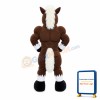Power Brown Mustang Animal Mascot Costume