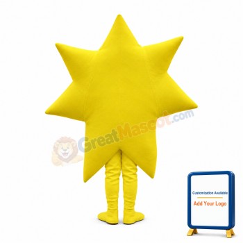 Deluxe Cartoon Star Mascot Costume