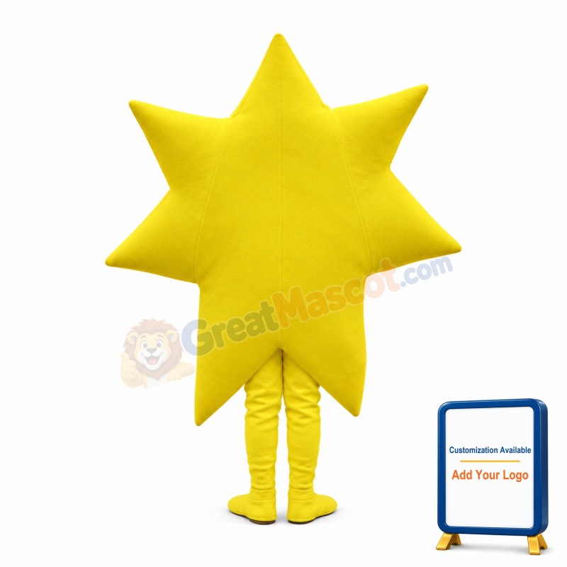 Deluxe Cartoon Star Mascot Costume