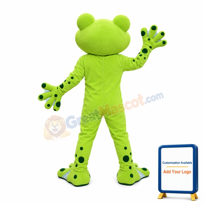 New Custom Made Frog Mascot Adult Costume
