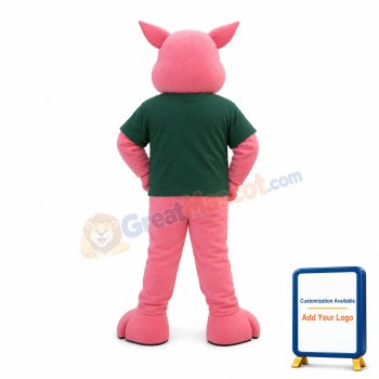 Pink Pig Mascot Adult Costume