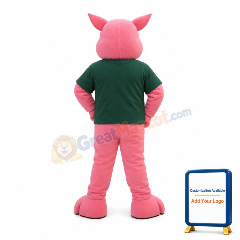 Pink Pig Mascot Adult Costume