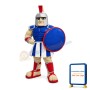 Blue Trojan Warrior Mascot Costume