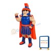 Red & Blue Trojan Warrior Mascot Costume