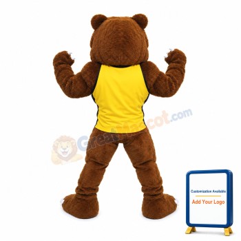 Power Grizzly Bear High school Mascot Costume