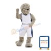 University Grey Power Bulldog Mascot Costume