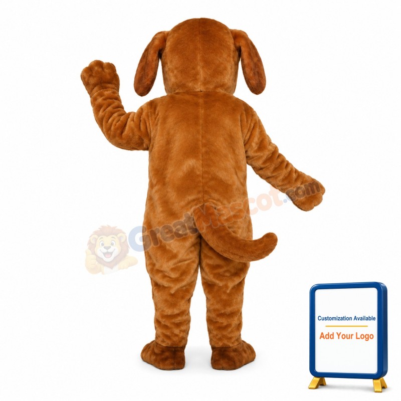 Lovely Hound Dog Mascot Costume For Adult