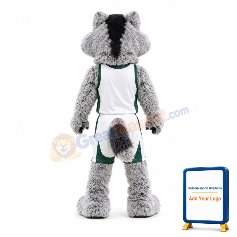 University Fierce Wolf Mascot Costume