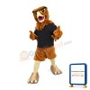 University Brown Falcon Mascot Adult Costume
