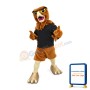 University Brown Falcon Mascot Adult Costume