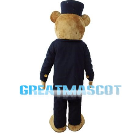 Police Officer Teddy Bear Mascot Costume