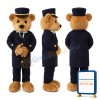 Police Officer Teddy Bear Mascot Costume