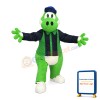 Football Green Dinosaur Mascot Costume