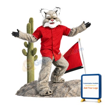 Baseball Bobcat Mascot Costume