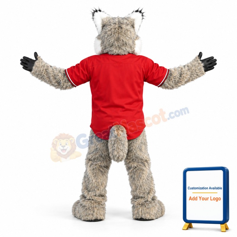 Baseball Bobcat Mascot Costume