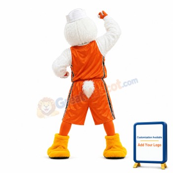 University American White Ibis Mascot Costume